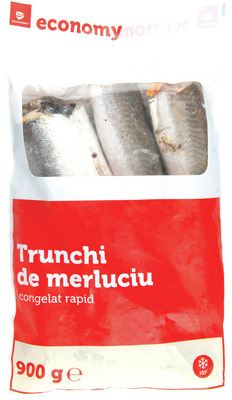 TRANSGOURMET ECONOMY TRUNCHI DE MERLUCIU CONGELAT RAPID900G