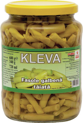 KLEVA FASOLE GALBENA TAIATA 680G