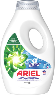 ARIEL+TOUCH OF LENOR DETERG. LICHID PT.RUFE 765ML 17 SPAL.