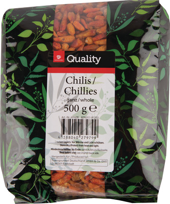 TRANSGOURMET QUALITY CHILLI INTREG 500G