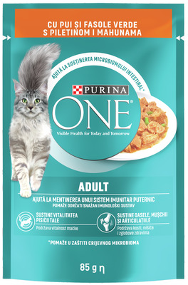 ONE HRANA UMEDA PISICI ADULTE PUI 85G
