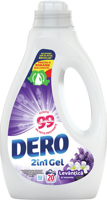 DERO 2IN1 AUTOMAT LICHID LAVANDA 1L 20SPALARI