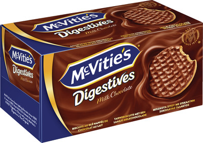 MC VITIE'S BISCUITI DIGESTIVI GLAZURATI CU CIOC.CU LAPTE200G