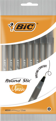 BIC PIX ROUND STIC NEGRU SET 8 BUCATI