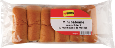 TOPSELLER MINI BATOANE CU UMPL CU MARMELADA MACESE 250G
