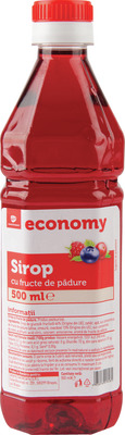 TRANSGOURMET ECONOMY SIROP CU FRUCTE DE PADURE 0,5L