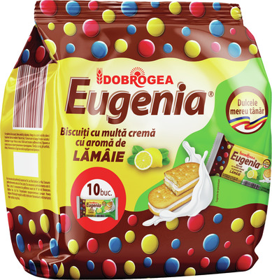DOBROGEA EUGENIA BISCUITI CU CREMA AROMA DE LAMAIE 360G