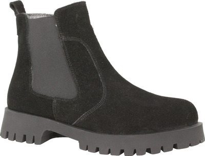 ANNA VIOTTI GHETE DAMA PIELE INTOARSA NEGRU 36 40