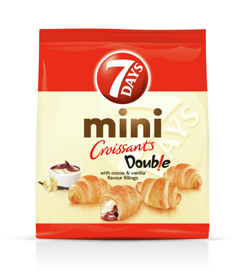 7DAYS DOUBLE MINI CREAM CACAO SI VANILIE 185G (cu aplicatia Selgros)