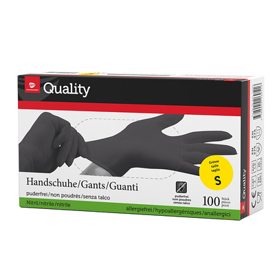 100x Schwarze Nitrilhandschuhe Größe XL – Puder- & Latexfrei – Perfekt Für Reinigung & Werkstatt