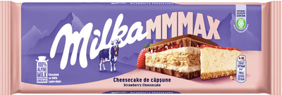 MILKA TABLETA CIOCOLATA CHEESECAKE CAPSUNI