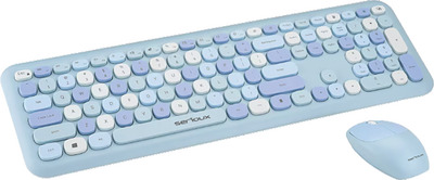 SERIOUX KIT TASTATURA+MOUSE WIRELESS COLOURFUL 9920BL