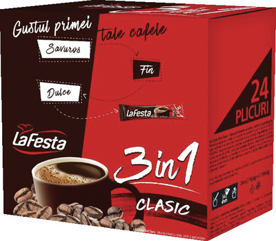 LA FESTA 3 IN 1 CAFEA INSTANT CLASIC 24X15,6G