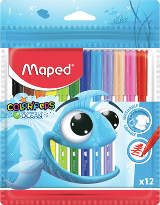 MAPED CARIOCI OCEAN 12 CULORI VARF 2 MM