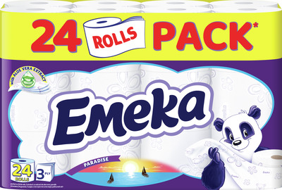 EMEKA PARADISE HARTIE IGIENICA 3STRATURI 24ROLE