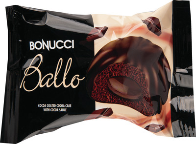 BONUCCI SOUFFLE PRAJITURA CACAO GLAZURA&CREMA CACAO 50G