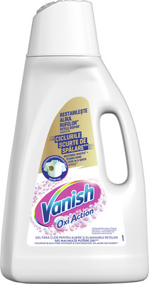 VANISH OXI ACTION GEL PENTRU TESATURI ALBE 3L