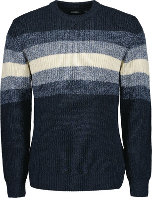 BLUE SEVEN PULOVER BARBATI NAVY BLEU CU DUNGI M 3XL