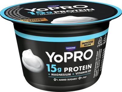 YOPRO IAURT NATUR MAG+B6 (PROTEINA 15G) 160G