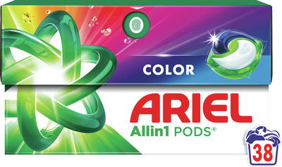 ARIEL COLOR DETERGENT CAPSULE PT RUFE 38BUC. 38SPAL