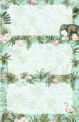 HERLITZ ETICHETE SCOLARE TROPICAL 3 COLI X 3 BUC