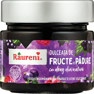 RAURENI DULCEATA DE FRUCTE DE PADURE 270G