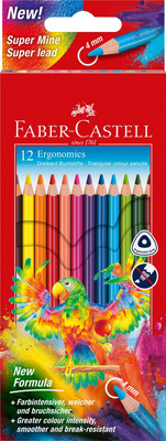 FABER CASTELL CREIOANE TRIUNGHIULARE 12 CULORI
