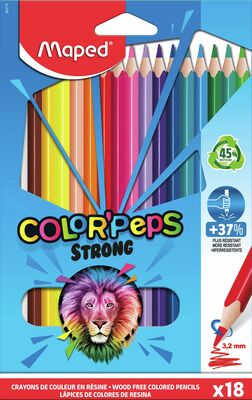 MAPED CREIOANE COLORATE COLOR PEPS STRONG 18 CULORI