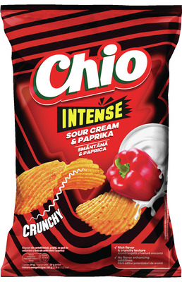 CHIO CHIPS INTENSE SMANTANA SI PAPRIKA 120G