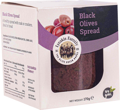LYRAKIS PASTA DE MASLINE NEGRE 170G