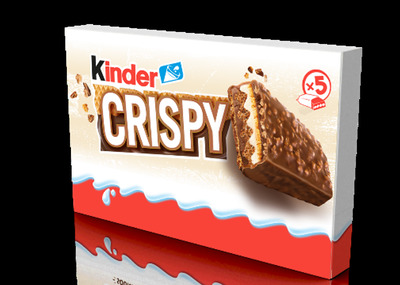 KINDER CRISPY NAPOLITANE CREMA CACAO SI ALUNE PADURE 170G