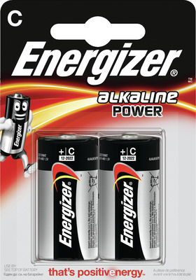 ENERGIZER BATERII ALCALINE R14 POWER PACHET 2 BUCATI