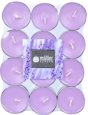 MUELLER SET 24 PASTILE AROMATE LAVANDA TIMP ARDERE: 4 H