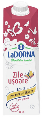 LADORNA LAPTE ZILE USOARE FARA LACTOZA 3.5% 1L