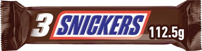 SNICKERS TRIO BATON CIOCOLATA LAPTE CU CARAMEL&ARAHIDE112,5G
