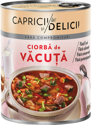 CAPRICII SI DELICII CIORBA DE VACUTA 400G