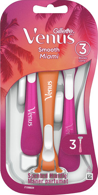 GILLETTE VENUS MIAMI VIBES APARAT DE RAS FEMEI 3 BUC