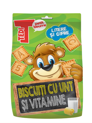 TEDI BISCUITI CU UNT SI VITAMINE 30G