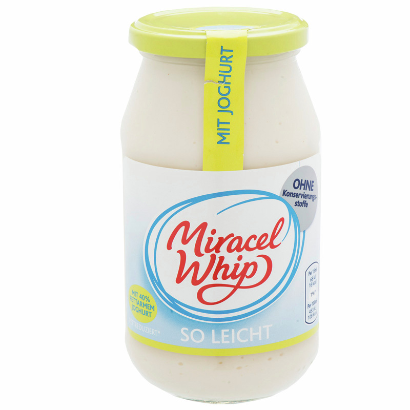 Wie Lange Ist Miracel Whip Geöffnet Haltbar Kraft Miracel Whip 500ml