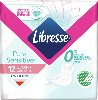 LIBRESSE PURE SENSITIVE ULTRA+ ABSORBANTE 12 BUC