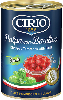 CIRIO PULPA DE ROSII CU BUSUIOC 400G (cu aplicatia Selgros)