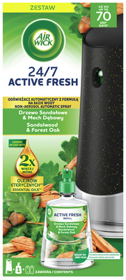 AIR WICK AUTOMATIC SPR.APARAT+ REZ.SANDALWOOD&FOREST228ML