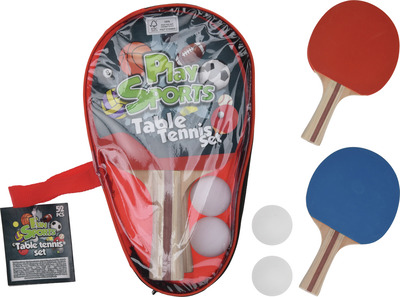 SET TENIS DE MASA 2 PALETE + 2 MINGI