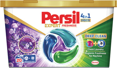 PERSIL 4IN1DISCS EXP.FRESHNESS LAVENDER DET.RUFE 20BUC.20SP.