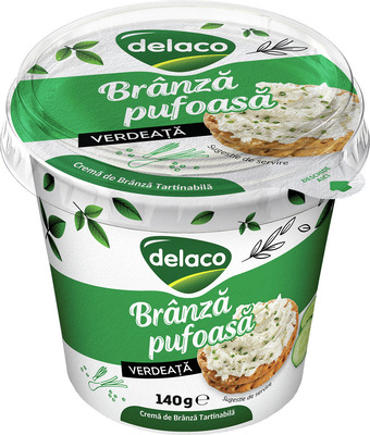 DELACO BRANZA PUFOASA CU VERDEATA 140G