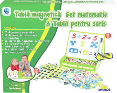 SMILE JOC MAGNETIC SET MATEMATA CU TABLA PENTRU SCRIS