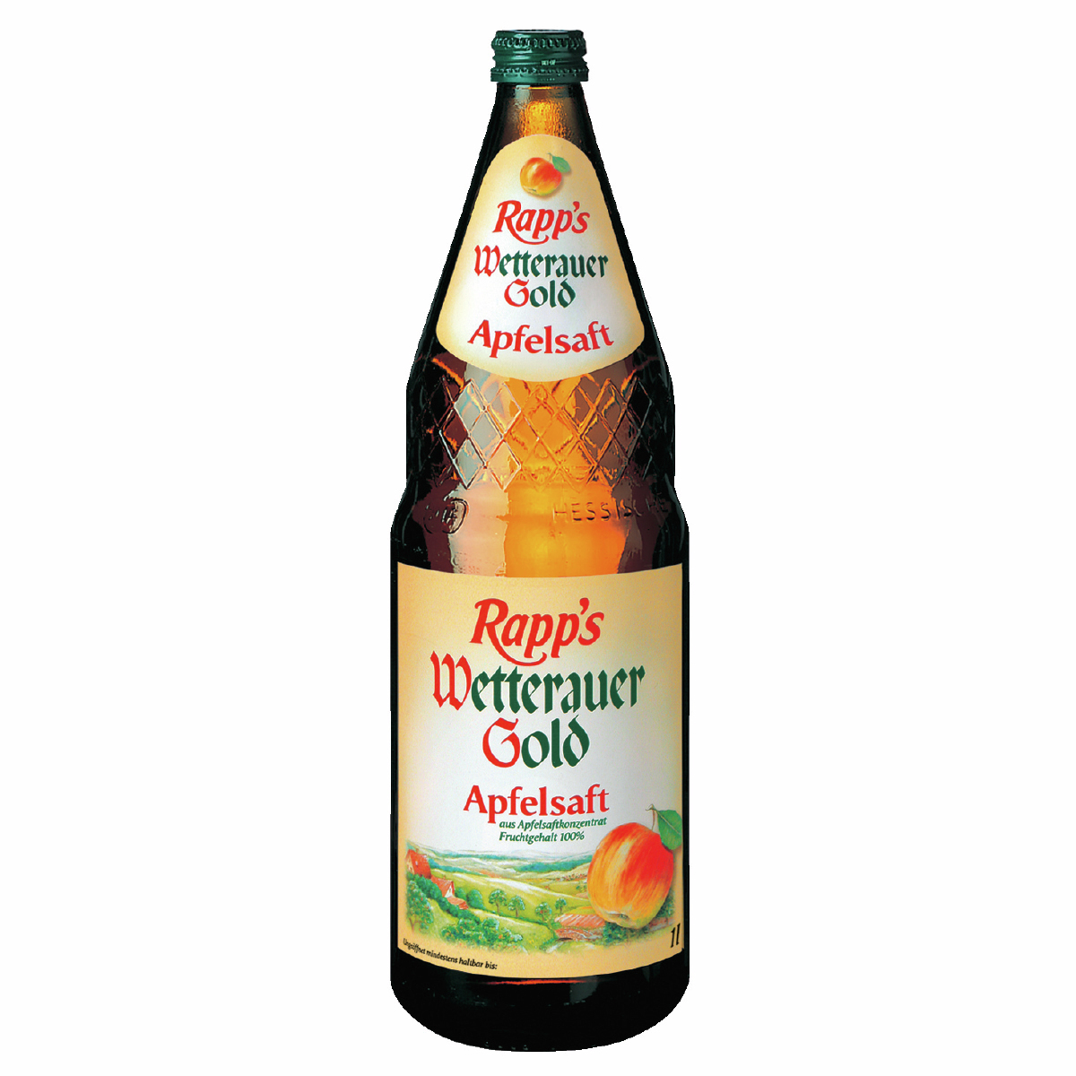 Rapp´s Wetterauer Gold Apfelsaft 1L