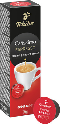 TCHIBO CAFISSIMO ESPRESSO ELEGANT AROMA CAPSULE 10BU.70G