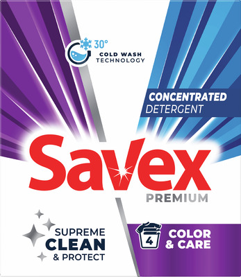SAVEX PREMIUM COLOR&CARE DETERG.CONCENTRAT AUT.4SP.320G