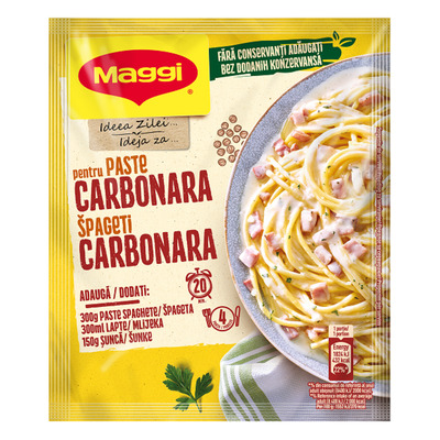MAGGI IDEEA ZILEI PENTRU PASTE CARBONARA 37G